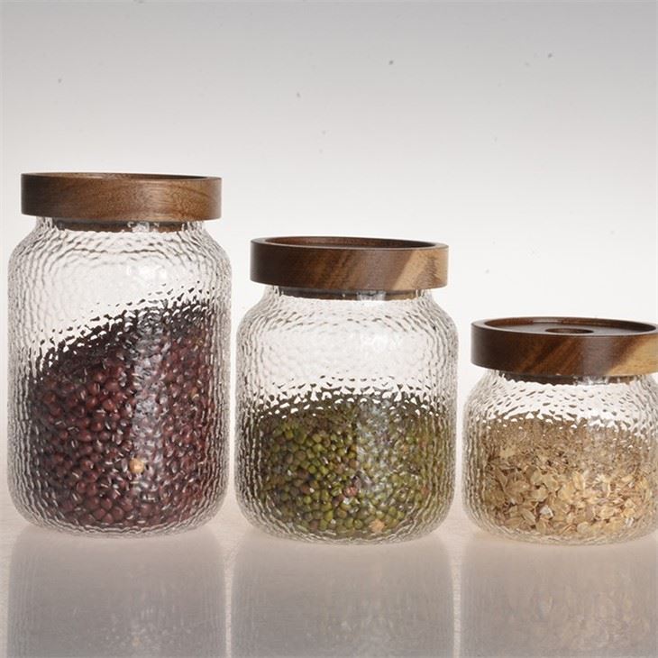 1500ml Glass Jars With Bamboo Lids