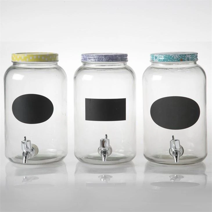 Vanddispenserglas med hane