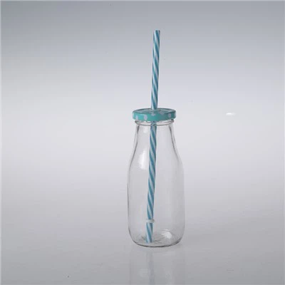 Glassutteflasker med metalskrue