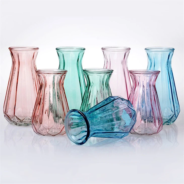 Vase i klart glas