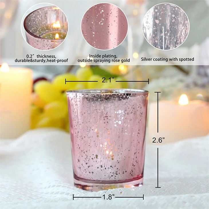 Glass Cylinder Tea Light Holder