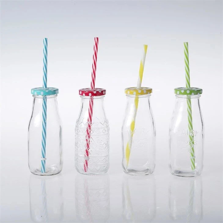 Farvede Mason Jar Drikkeglas