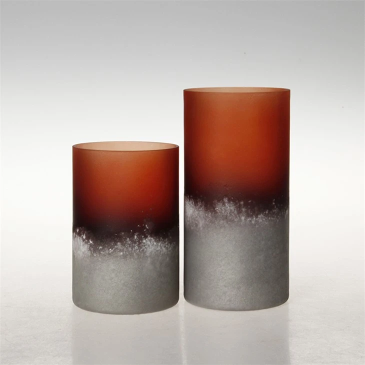 Simon Pearce Hurricane Candle Holders