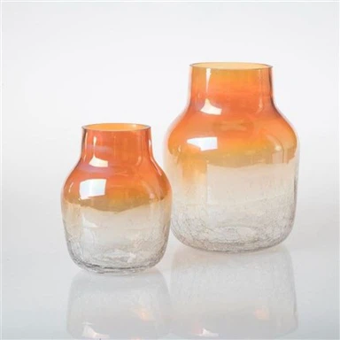 Vase af genbrugsglas
