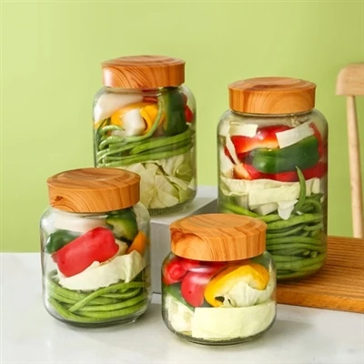 Den perfekte løsning til opbevaring af fødevarer: Soda Lime Glass Storage Jars