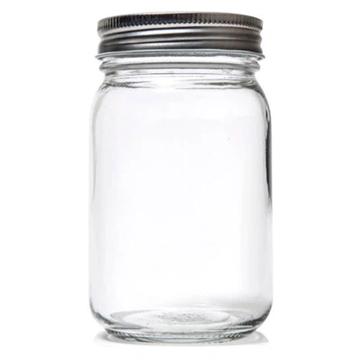 Glas Mason Jar lufttæt låg
