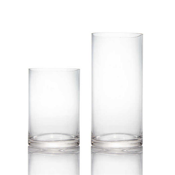 Høj glas lysestage